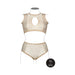 Le Desir Duo Net Key - hole Bra Set Sandy Beach Queen Size - SexToy.com