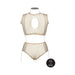 Le Desir Duo Net Key - hole Bra Set Sandy Beach Queen Size - SexToy.com