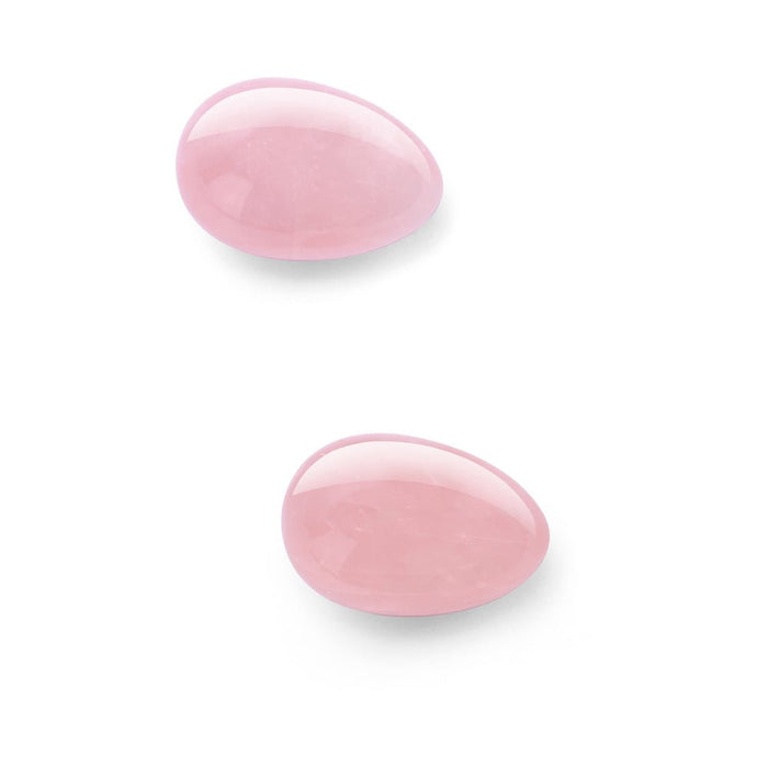 Le Wand Crystal Yoni Eggs Rose Quartz - SexToy.com