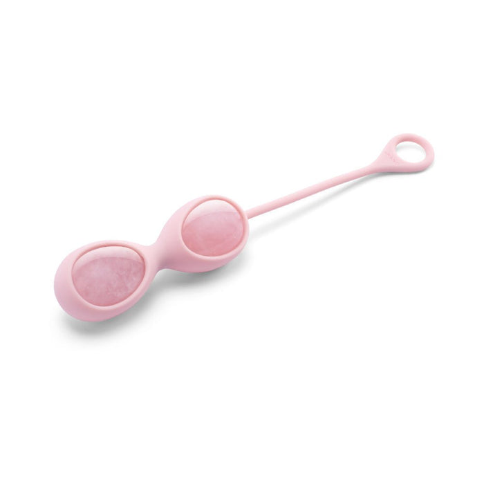 Le Wand Crystal Yoni Eggs Rose Quartz - SexToy.com