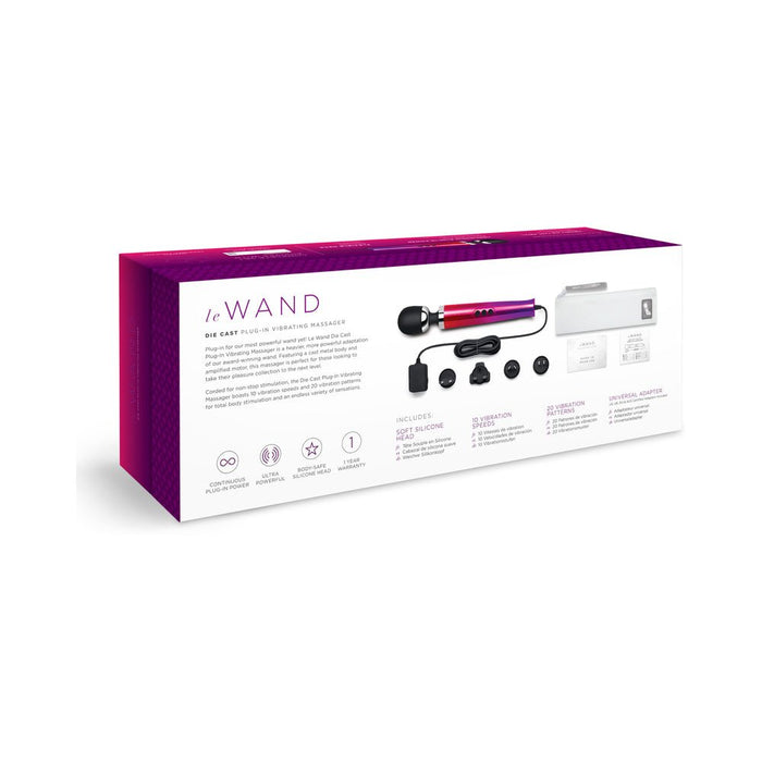 Le Wand Diecast Plug Massager Omb - SexToy.com