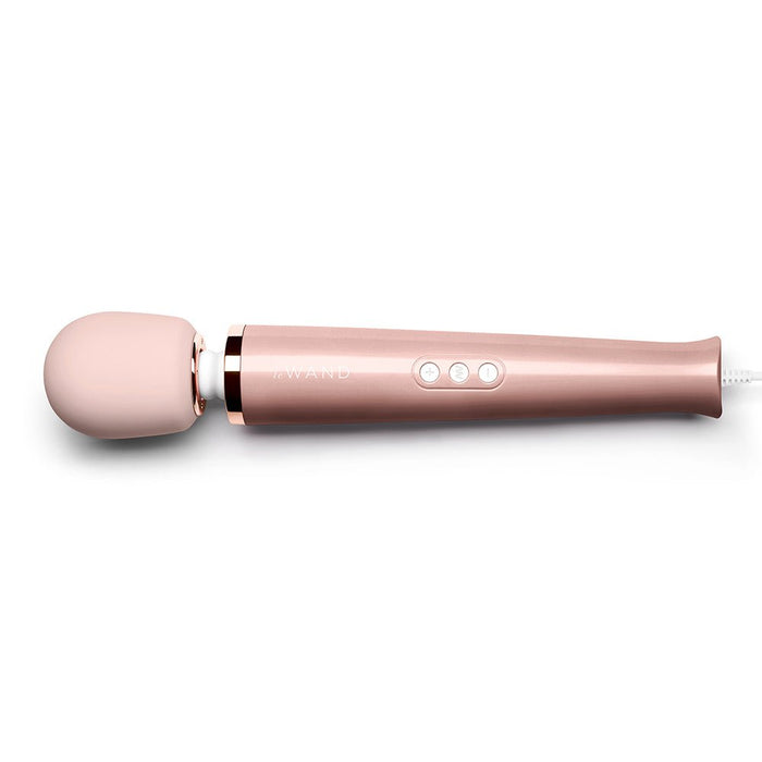 Le Wand Powerful Plug - in Vibrating Massager Rose Gold - SexToy.com