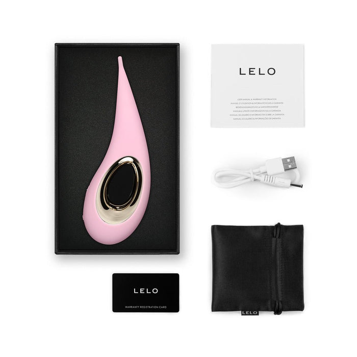 Lelo Dot Elliptical Clitoral Stimulator Pink - SexToy.com