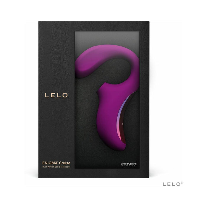 Lelo Enigma Cruise Suction Dual Stimulator Deep Rose - SexToy.com