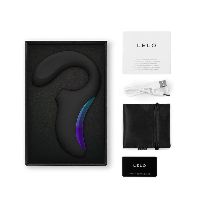 Lelo Enigma Wave Suction Dual Stimulator Black - SexToy.com