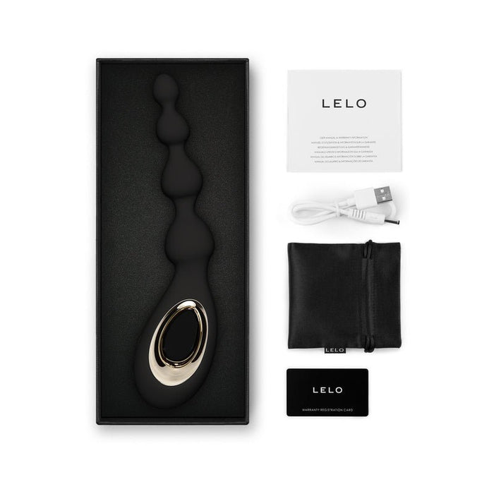 Lelo Soraya Anal Beads Black - SexToy.com