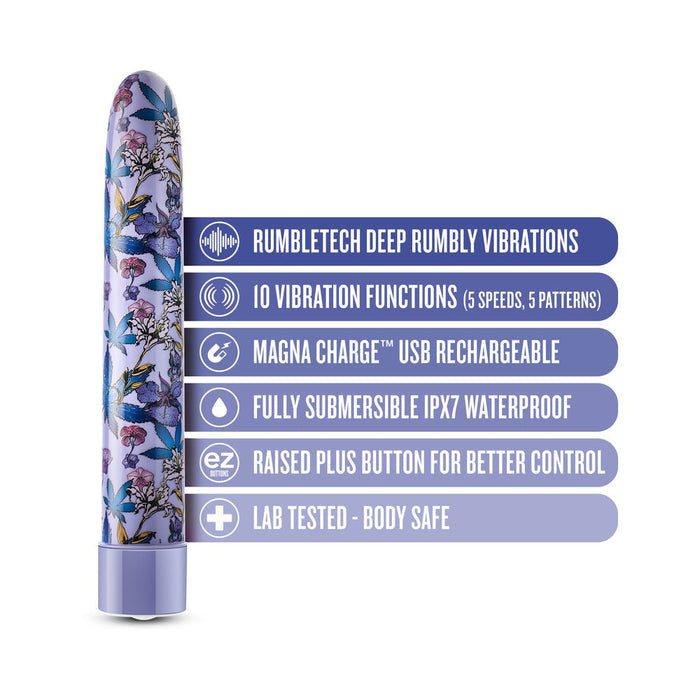 Limited Addiction Dreamscape Rechargeable 7 In. Vibrator Blue - SexToy.com