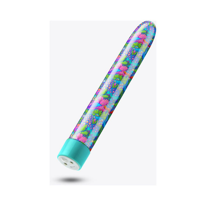 Limited Addiction Floradelic Rechargeable 7 In. Vibrator Purple - SexToy.com