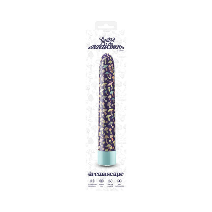 Limited Addiction Utopia Rechargeable 7 In. Vibrator Aqua - SexToy.com