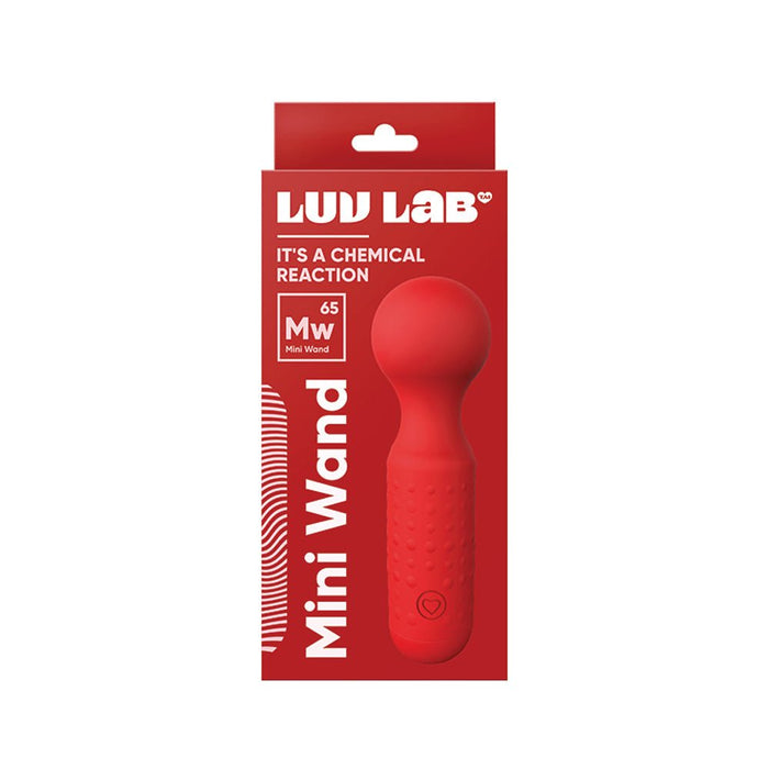 Love Lab Mw65 Mini Wand Silicone Red - SexToy.com