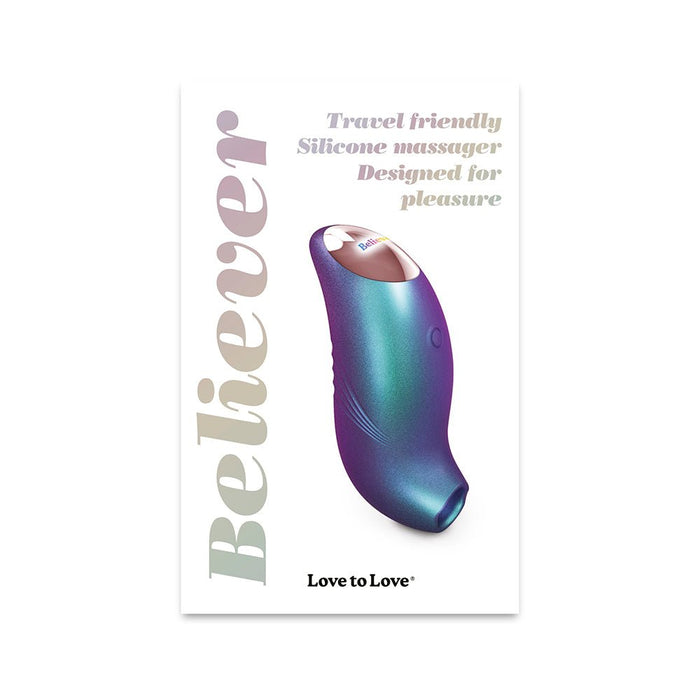 Love To Love Believer Iridescent Turquoise - SexToy.com