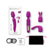 Love To Love R - evolution Rechargeable 3 - in - 1 Wand Vibrator Sweet Orchid - SexToy.com