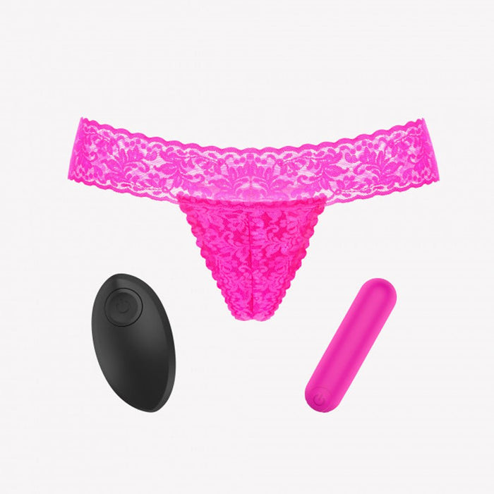 Love To Love Secret Panty 2 Neon Pink (gift Bag Packaging) - SexToy.com