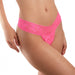 Love To Love Secret Panty 2 Neon Pink (gift Bag Packaging) - SexToy.com