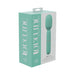 Loveline Bella 10 Speed Vibrating Mini - wand Silicone Rechargeable Waterproof Green - SexToy.com