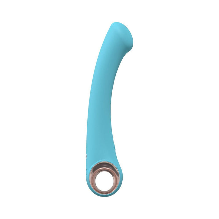 Loveline Luscious 10 Speed G - spot Vibe Silicone Rechargeable Waterproof Blue - SexToy.com