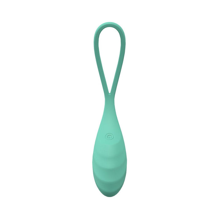 Loveline Passion 10 Speed Remote Control Egg Sealed Silicone Rechargeable Submersible Green - SexToy.com