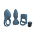 Loveline Pleasure Kit 10 Speed Silicone Rechargeable Waterproof Blue Grey - SexToy.com