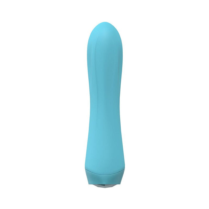 Loveline Serenade 10 Speed Vibe Silicone Rechargeable Waterproof Blue - SexToy.com