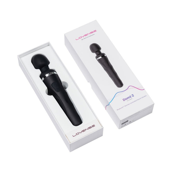 Lovense Domi 2 App Controlled Wand Vibrator - SexToy.com