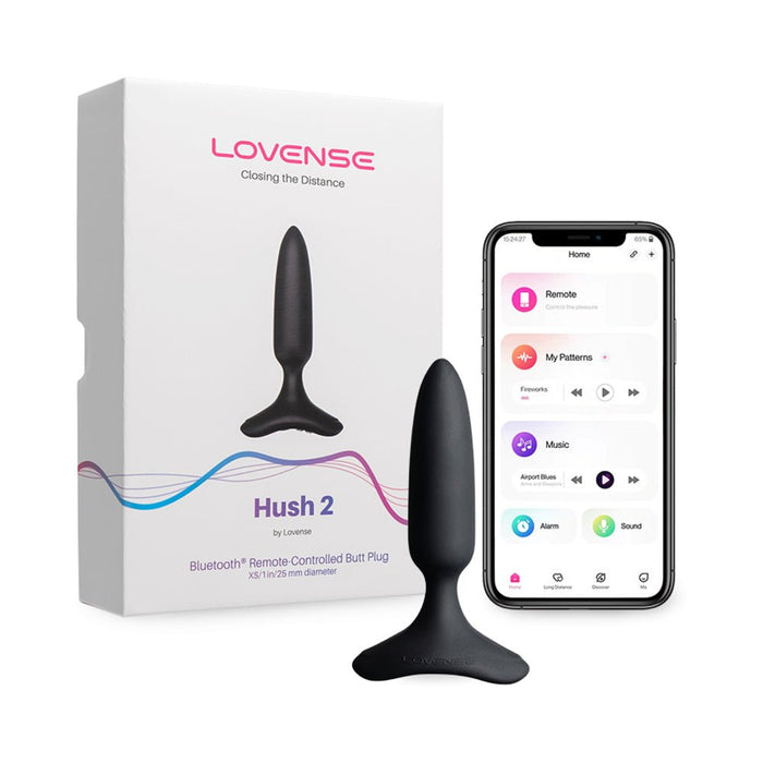 Lovense Hush 2 App - compatible Butt Plug 1 In. - SexToy.com