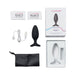 Lovense Hush 2 Bluetooth Remote - controlled Vibrating Butt Plug M 1.75 In. - SexToy.com