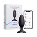 Lovense Hush 2 Bluetooth Remote - controlled Vibrating Butt Plug M 1.75 In. - SexToy.com