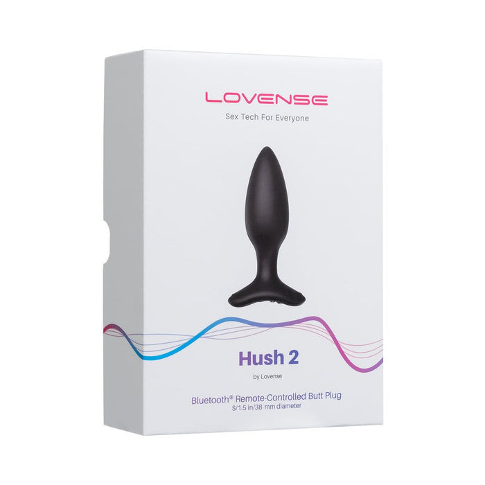 Lovense Hush 2 Butt Plug 1.5 In. - SexToy.com