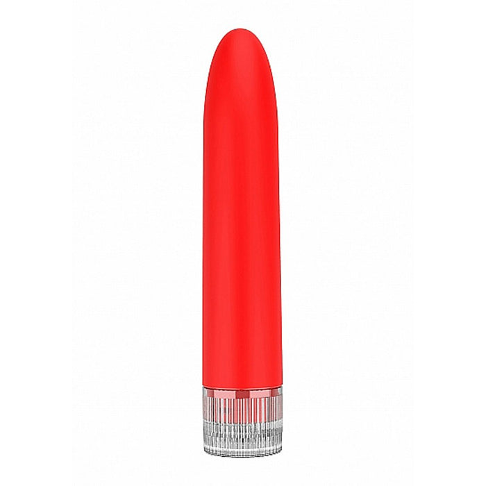 Luminous Eleni Super - soft Abs Multi - speed Vibrator Red - SexToy.com