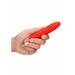 Luminous Eleni Super - soft Abs Multi - speed Vibrator Red - SexToy.com