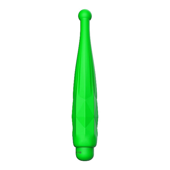 Luminous Lyra Abs Bullet With Silicone Sleeve 10 Speeds Green - SexToy.com