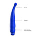 Luminous Lyra Abs Bullet With Silicone Sleeve 10 Speeds Royal Blue - SexToy.com