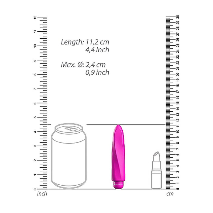 Luminous Myra Abs Bullet With Silicone Sleeve 10 Speeds Fuchsia - SexToy.com