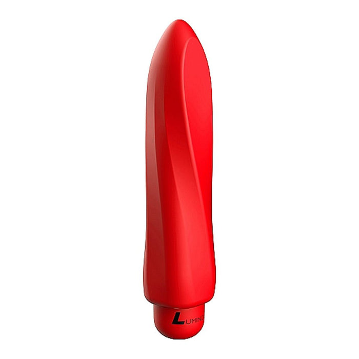 Luminous Myra Abs Bullet With Silicone Sleeve 10 Speeds Red - SexToy.com