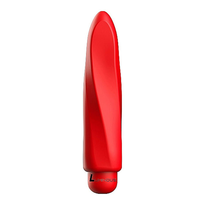 Luminous Myra Abs Bullet With Silicone Sleeve 10 Speeds Red - SexToy.com