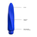 Luminous Myra Abs Bullet With Silicone Sleeve 10 Speeds Royal Blue - SexToy.com