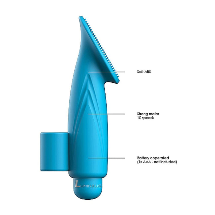 Luminous Thea Abs Bullet With Silicone Sleeve 10 Speeds Turquoise - SexToy.com