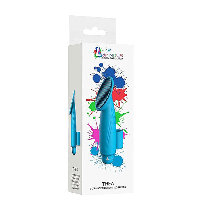 Luminous Thea Abs Bullet With Silicone Sleeve 10 Speeds Turquoise - SexToy.com