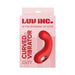 Luv Inc. Curved Vibrator - Red - SexToy.com