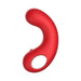 Luv Inc. Curved Vibrator - Red - SexToy.com