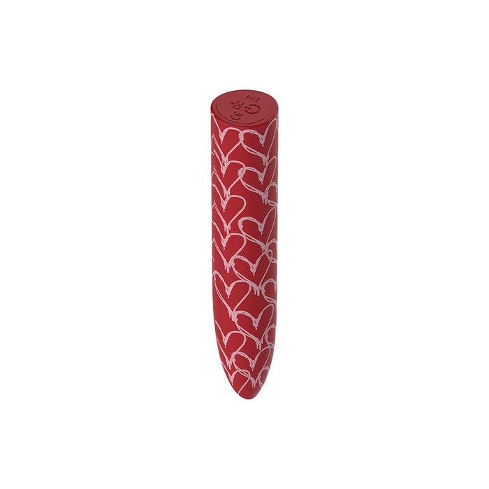 Luv Inc Hb82 Heart Bullet Vibrator Red - SexToy.com