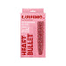 Luv Inc Hb82 Heart Bullet Vibrator Red - SexToy.com