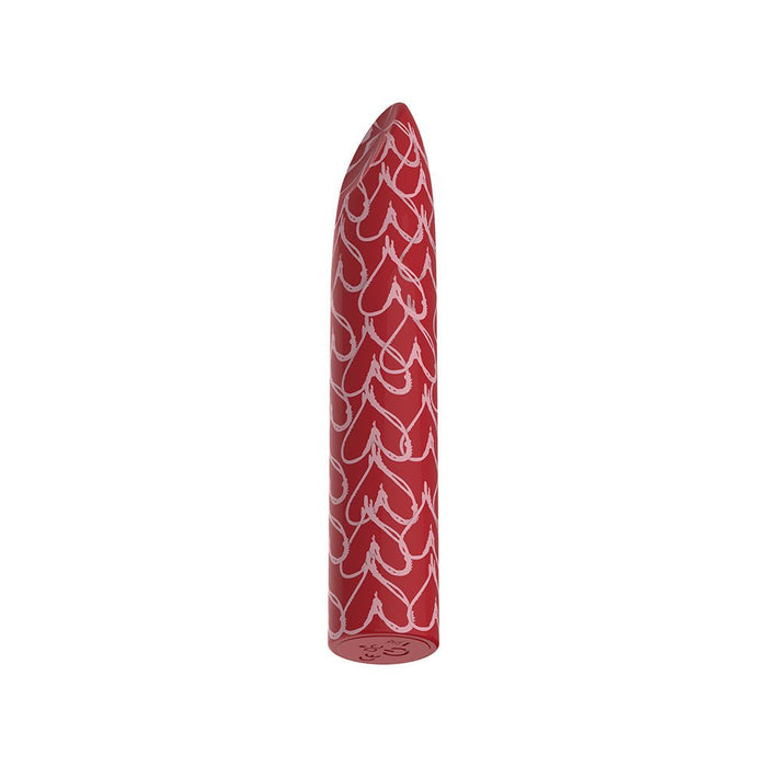 Luv Inc Hb82 Heart Bullet Vibrator Red - SexToy.com