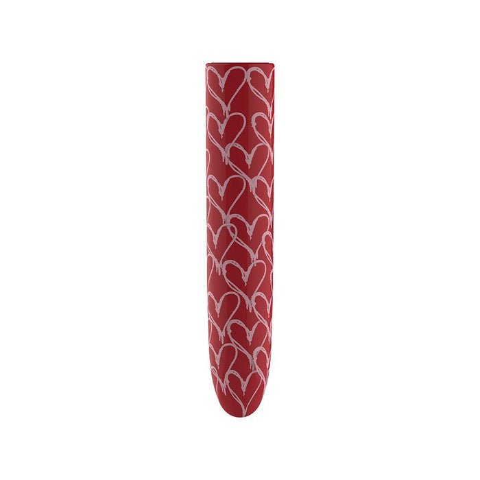 Luv Inc Hb82 Heart Bullet Vibrator Red - SexToy.com