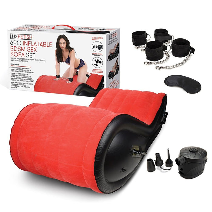 Lux Fetish 6 - piece Inflatable Bdsm Sex Sofa Set - SexToy.com