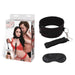 Lux Fetish Collar And Leash Set Black - SexToy.com