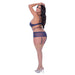 Magic Silk Berrylicious Cutout Dress & G - string Set Blueberry Queen Size - SexToy.com