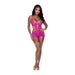 Magic Silk Berrylicious Cutout Dress & G - string Set Raspberry S/m - SexToy.com