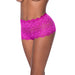 Magic Silk Berrylicious Split Crotch Lace Boyshort Raspberry L/xl - SexToy.com