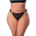 Magic Silk Glitz & Glam Tanga Black Queen Size - SexToy.com